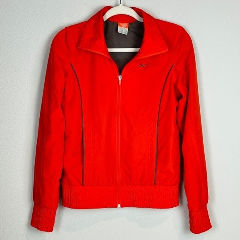 Vintage Nike Athletic Dept Orange Tag Orange Full Zip Jacket S